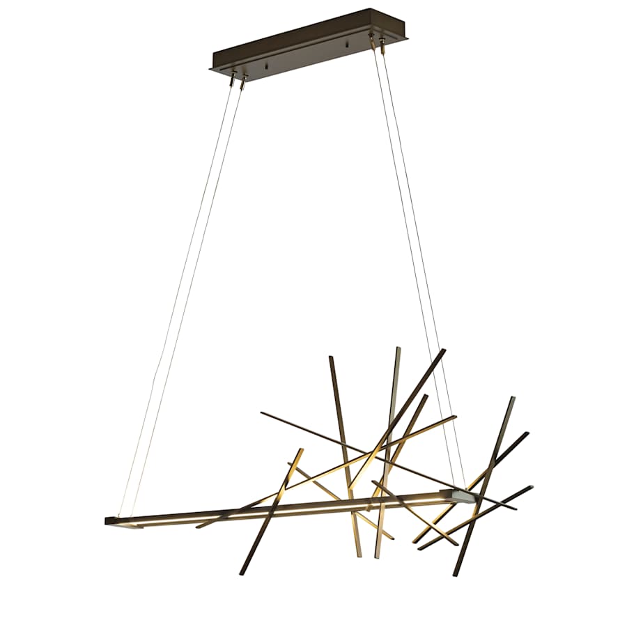 Cascade 51" Wide LED Linear Chandelier