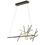 Cascade 51" Wide LED Linear Chandelier