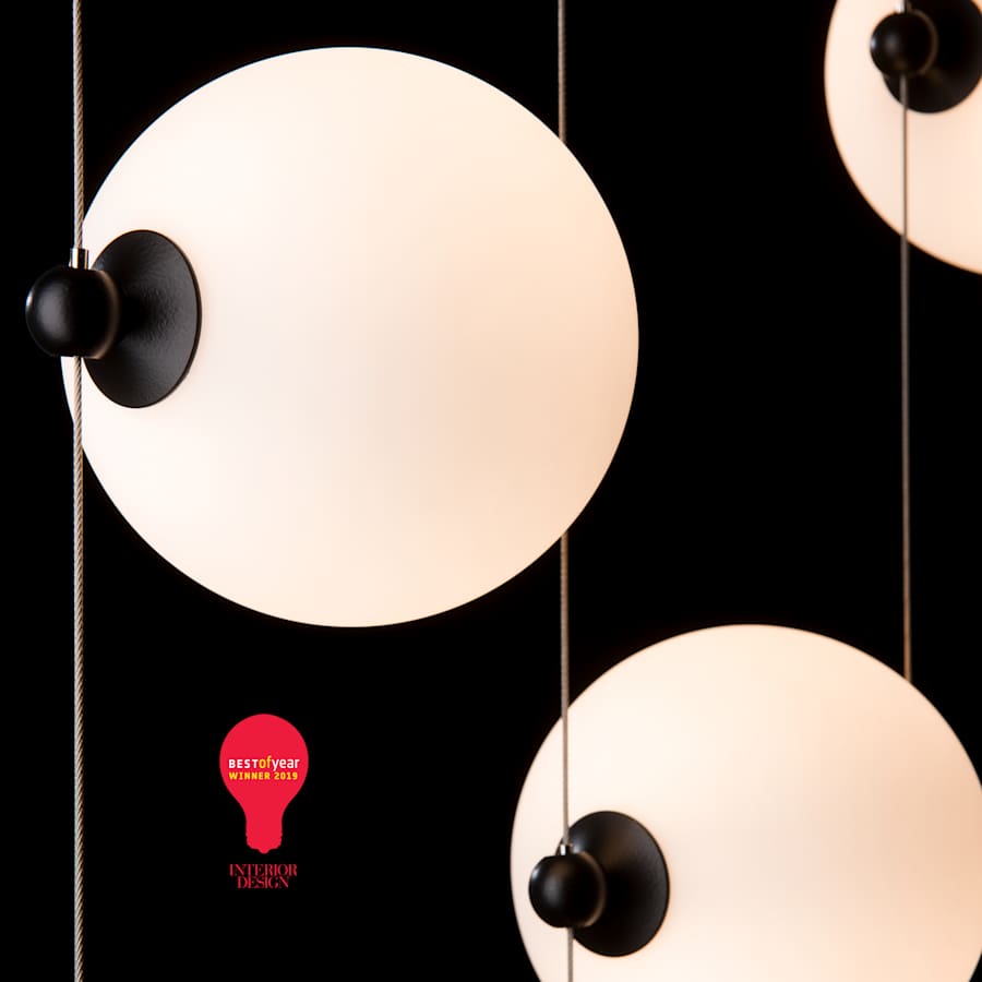 Abacus 28" Wide LED Linear Pendant