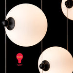 Abacus 28" Wide LED Linear Pendant