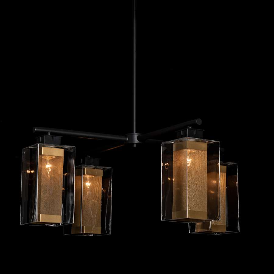 Polaris 4 Light 32" Wide Outdoor Chandelier