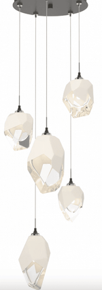 Chrysalis Pendant, 10-Light, Sterling, White Crystal, 10.1"W (131145-SKT-LONG-85-WP0756 5YZWFH)