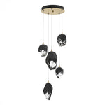 Griffin Stardust Pendant, 6-Lights, Vintage Platinum, Clear, 39.2"W (131590-SKT-MULT-82-ZM0709 5YZYDT)