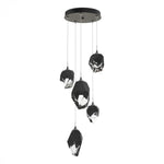 Griffin Stardust Pendant, 6-Lights, Oil Rubbed Bronze, Cool Grey, 39.2"W (131590-SKT-MULT-14-YL0709 5YZYDM)