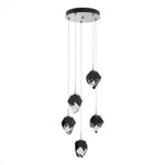 Chrysalis Pendant, 5-Light, Oil Rubbed Bronze, White Polished Crystal, 15.4"W (131137-SKT-STND-14-WP0754 5YZTFL)