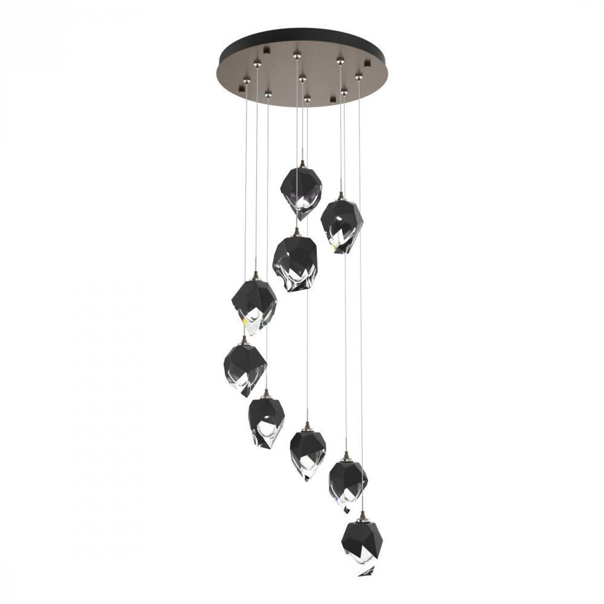 Griffin Stardust Pendant, 6-Lights, Sterling, Clear, 39.2"W (131590-SKT-MULT-85-ZM0709 5YZYDX)