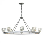 Gatsby Chandelier, 8-Light, Dark Smoke, 21.2"H (105021-SKT-07-CR 5N8HLN)