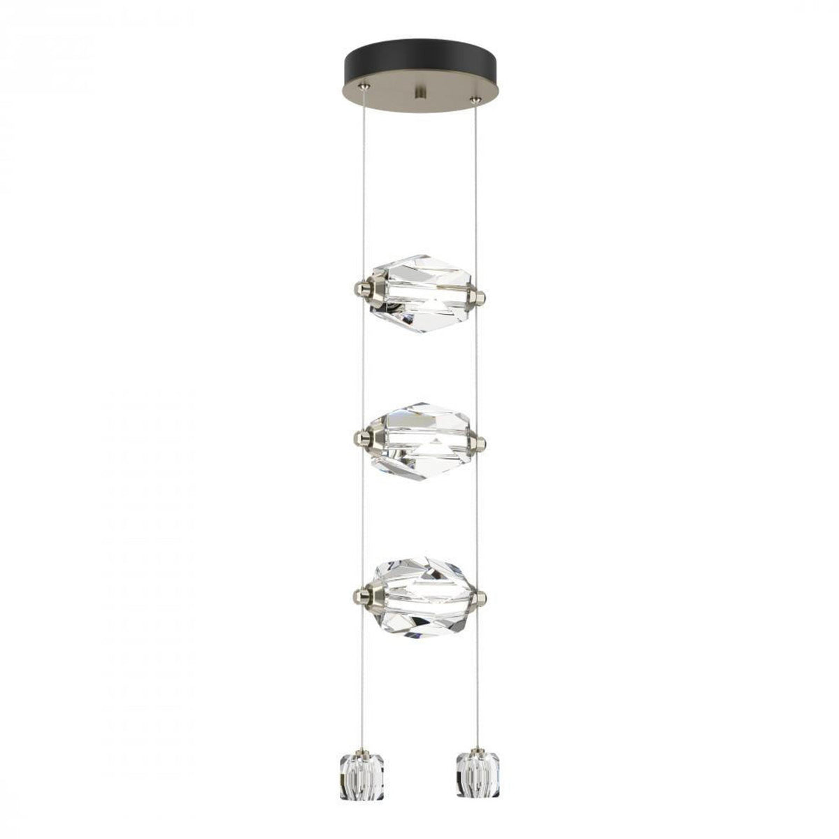 Gatsby Pendant, 3-Light, LED, Dark Smoke, 9.2"W (139058-LED-STND-07-CR 5Z5XUN)