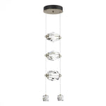 Gatsby Pendant, 3-Light, LED, Dark Smoke, 9.2"W (139058-LED-STND-07-CR 5Z5XUN)