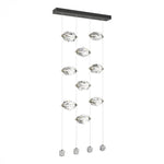 Chrysalis Pendant, 9-Light, Oil Rubbed Bronze, White Polished Crystal, 20.5"W (131140-SKT-STND-14-WP0754 5YZUFV)