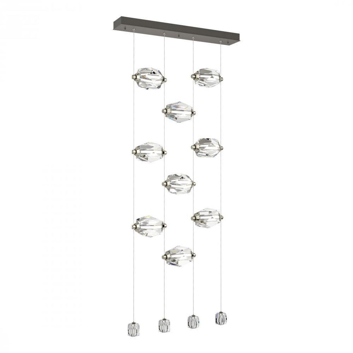 Chrysalis Pendant, 9-Light, Black, Black Polished Crystal, 20.5"W (131140-SKT-STND-10-BP0754 5YZUFR)