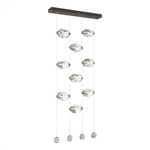 Chrysalis Pendant, 9-Light, Oil Rubbed Bronze, White Polished Crystal, 20.5"W (131140-SKT-STND-14-WP0754 5YZUFV)