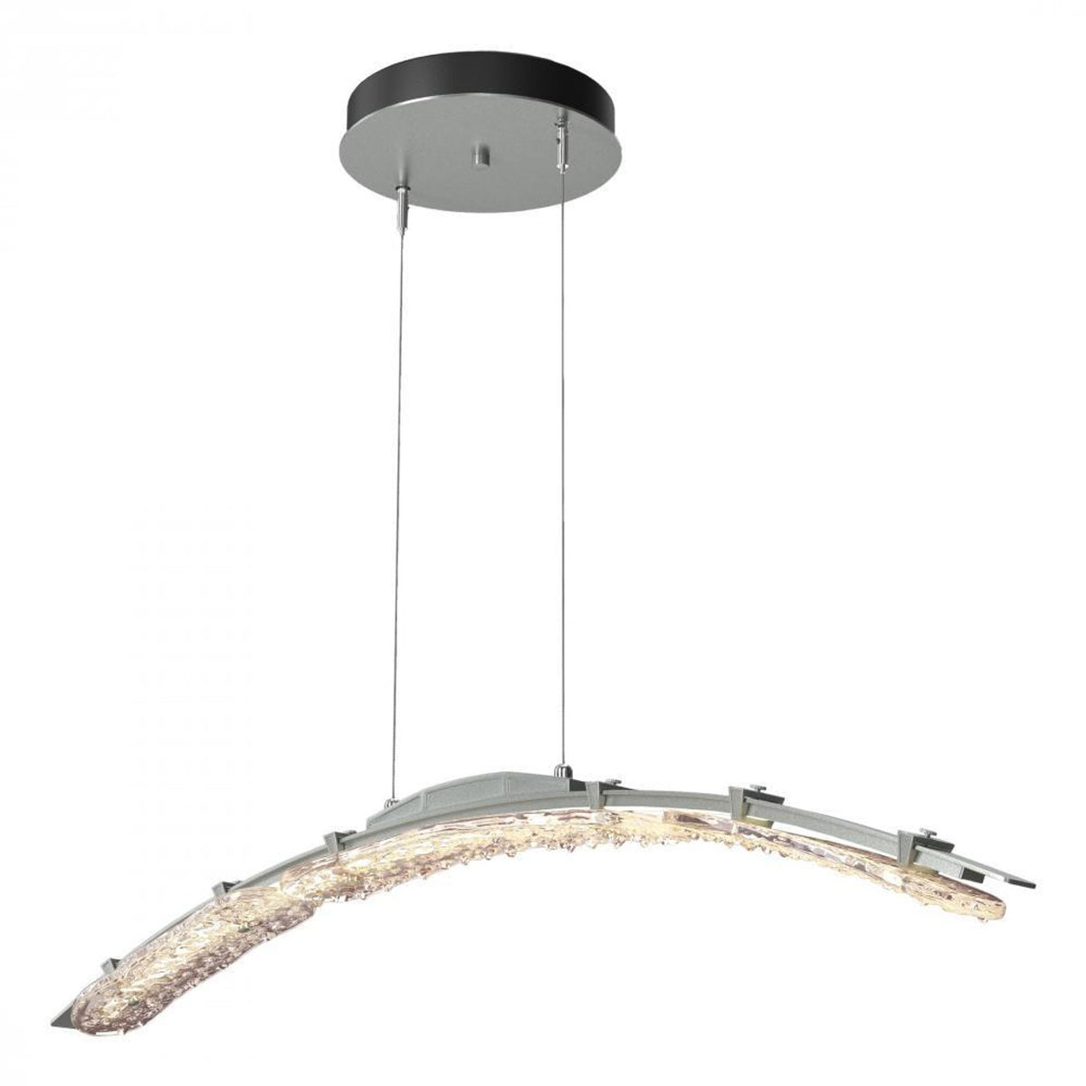 Glissade Large Pendant, LED, Oil Rubbed Bronze, Clear, 43.5"W (137586-LED-STND-14-ZM0749 5Z310Y)