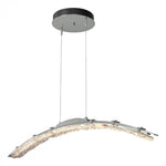 Glissade Large Pendant, LED, White, Clear, 43.5"W (137586-LED-STND-02-ZM0749 5Z310U)