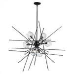 Griffin Stardust Pendant, 6-Lights, Dark Smoke, Clear, 39.2"W (131590-SKT-MULT-07-ZM0709 5YZYDJ)