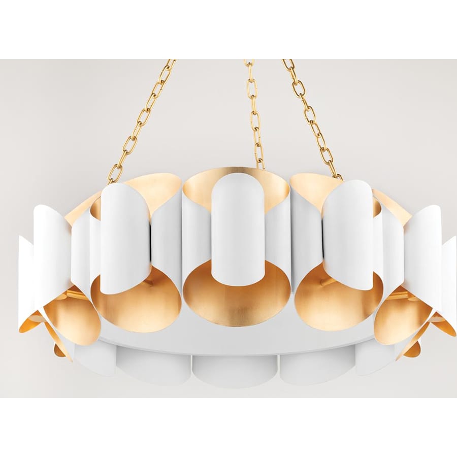 Banks 12 Light 35" Wide Drum Chandelier