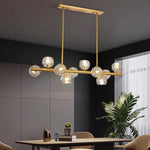 Metal Crystal Flush Mount Ceiling Light Globe Cluster LED Light