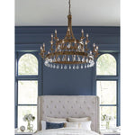 Acclaim Dist. - IN11028AG - Krista - Twenty-Four Light 2-Tier Chandelier in Antique Style - 48.5 Inches Wide by 42 Inches High