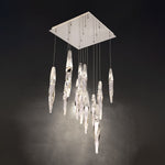 Kindjal 18"H x 20"W 13-Light Crystal Multi-Light Pendant in Aged