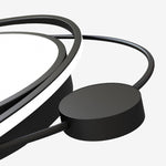 LED Geometric Shapes Circle Dimmable Flush Mount Lights with Remote Control