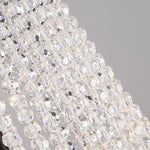 Empire Wagon Wheel Chandelier - 8/10/12 Candle Lights,20'' Adjustable Chain, Crystal Accents