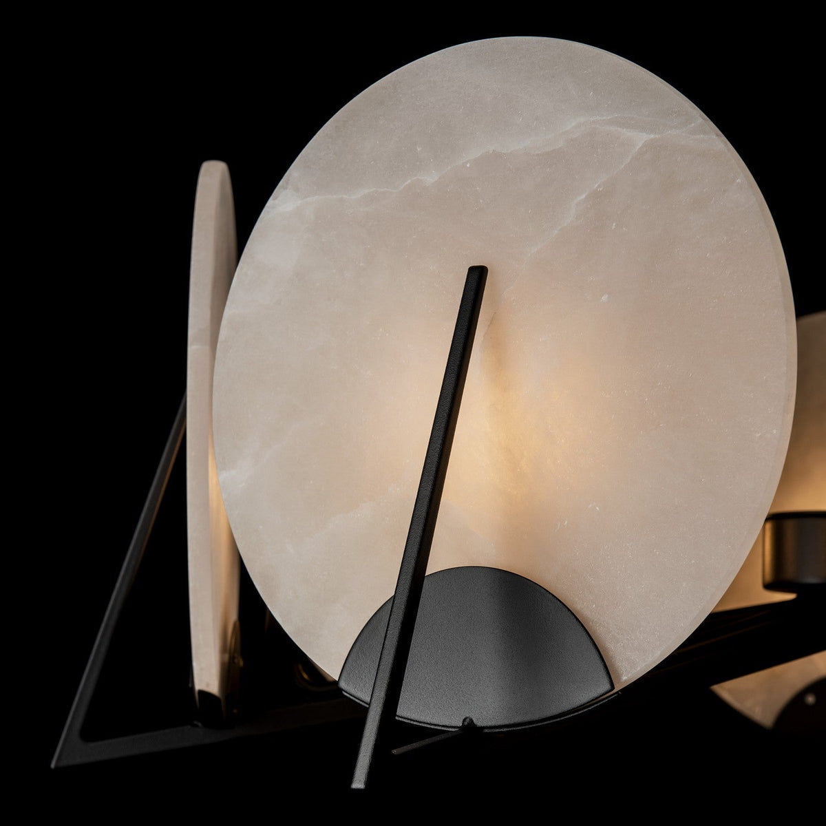 Callisto Seven Light Pendant Black