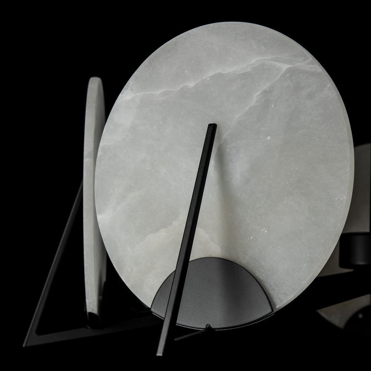 Callisto Seven Light Pendant Black