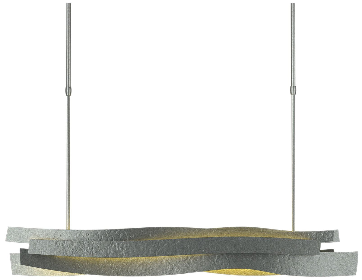 Landscape LED Pendant- Vintage Platinum Finish - Standard Height