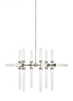Linger Chandelier, 18-Light, LED, Polished Nickel, Glass, 42.8"W (700LNG18N-LED930 70P9E4Z)
