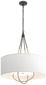 Loop Pendant - Oil Rubbed Bronze - Modern Brass - Anna Shade