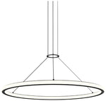 Luna 36" Round LED Pendant w/ 20' Cord - Satin Black
