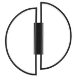 Creative Semi Circles Dimmable LED Modern Ceiling Lights Flush Mount Lighting