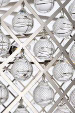 Madison 12 Light Polished Nickel Chandelier Clear
