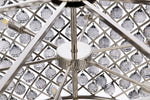 Madison 12 Lt Polished Nickel Chandelier Silver Shade (Grey)