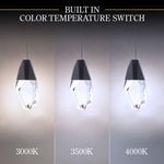 Martini 7"H x 23"W 15-Light Crystal Multi-Light Pendant in Black
