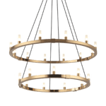 Gatsby Chandelier, 8-Light, Bronze, 45.3"W (105021-SKT-05-CR 5N8HLM)