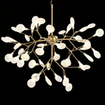 Hydrangea Bloom Chandelier, 45-Light, Gold, 35.38"W (C69836GL 3060PMT)