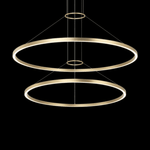 O'Hara Chandelier, 3-Light, LED, Brushed Gold, 40"W (C30896BG 3060NNY)