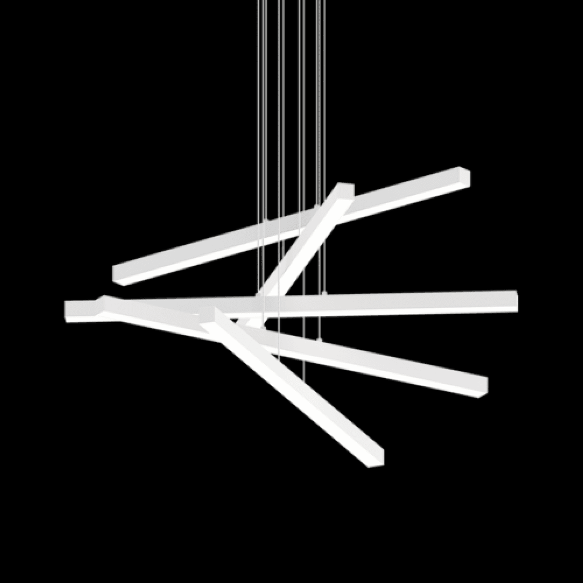 O'Hara Chandelier, 2-Light, LED, Brushed Gold, 40"W (C30872BG 3060NNW)