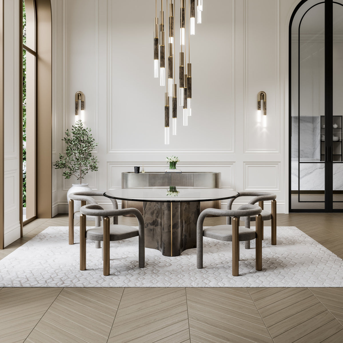 ANTONIA 31"W RoundPendant