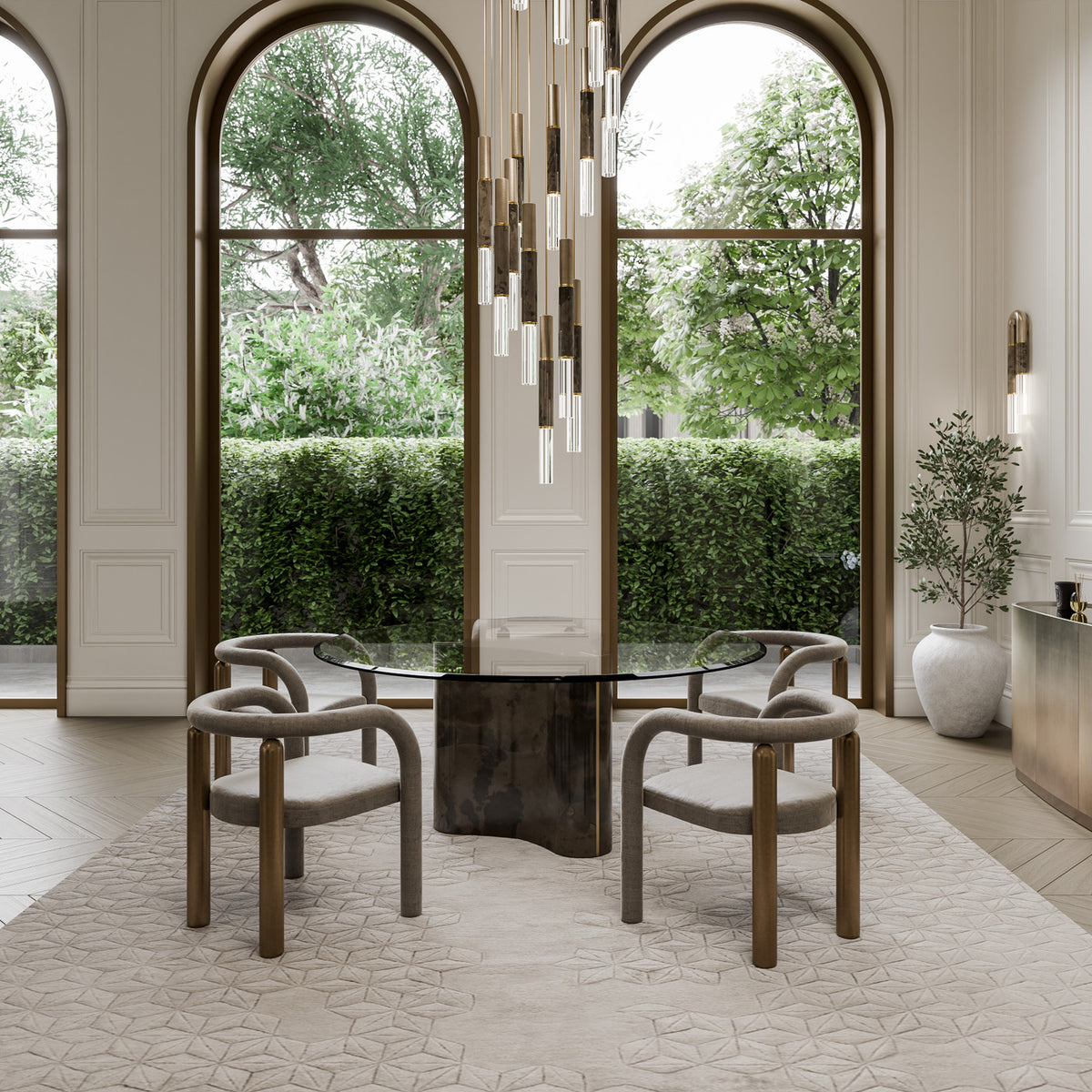 ANTONIA 31"W RoundPendant