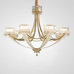 Ceenwe modern style crystal 6 lights beautiful chandelier