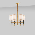 Postmodern style gold indoor 6 lights chandelier