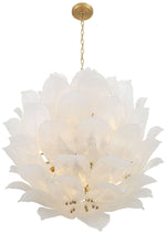 Metropolitan Orchid 24-Light 35.5-in Legacy Brass Indoor Pendant