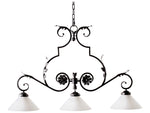 Meyda Dahlia 3-Light Black Bell Island Pendant