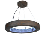 Meyda Deco 1-Light Brown LED Round Pendant