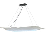 Meyda Fabric 3-Light Bronze LED Pendant