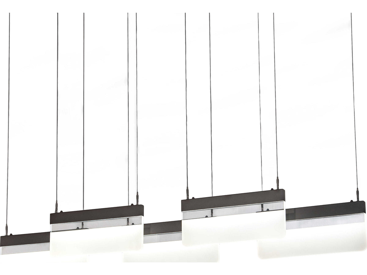 Meyda Strips Bronze LED Island Pendant