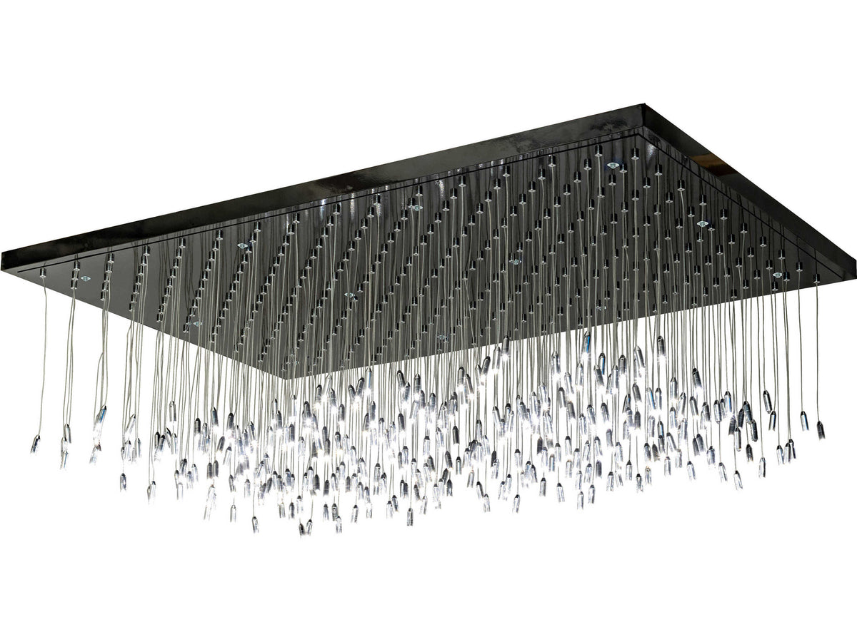 Meyda 300-Light Black LED Island Pendant