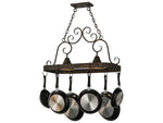 Meyda 2-Light Brown Glass Island Pendant